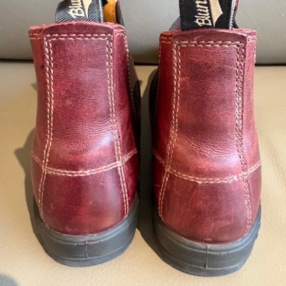 Blundstone Classic Women's sz US 9 premium leather Chelsea boots burgundy red - Picture 10 of 16